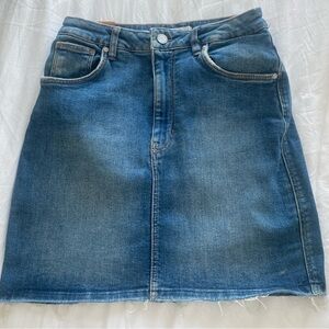 H&M Denim short Pencil Skirt